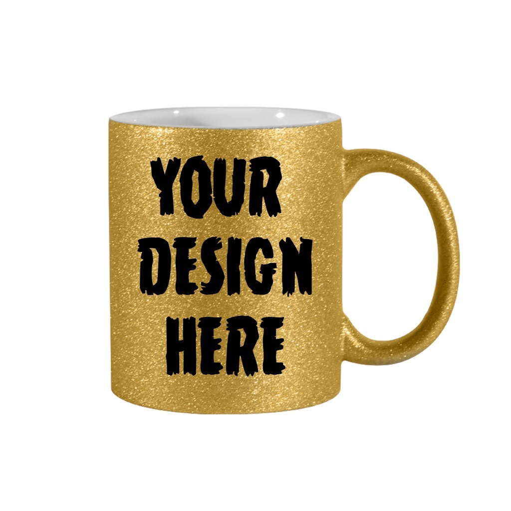 Gold Sparkle Mug Tile Gold Sparkle Mug